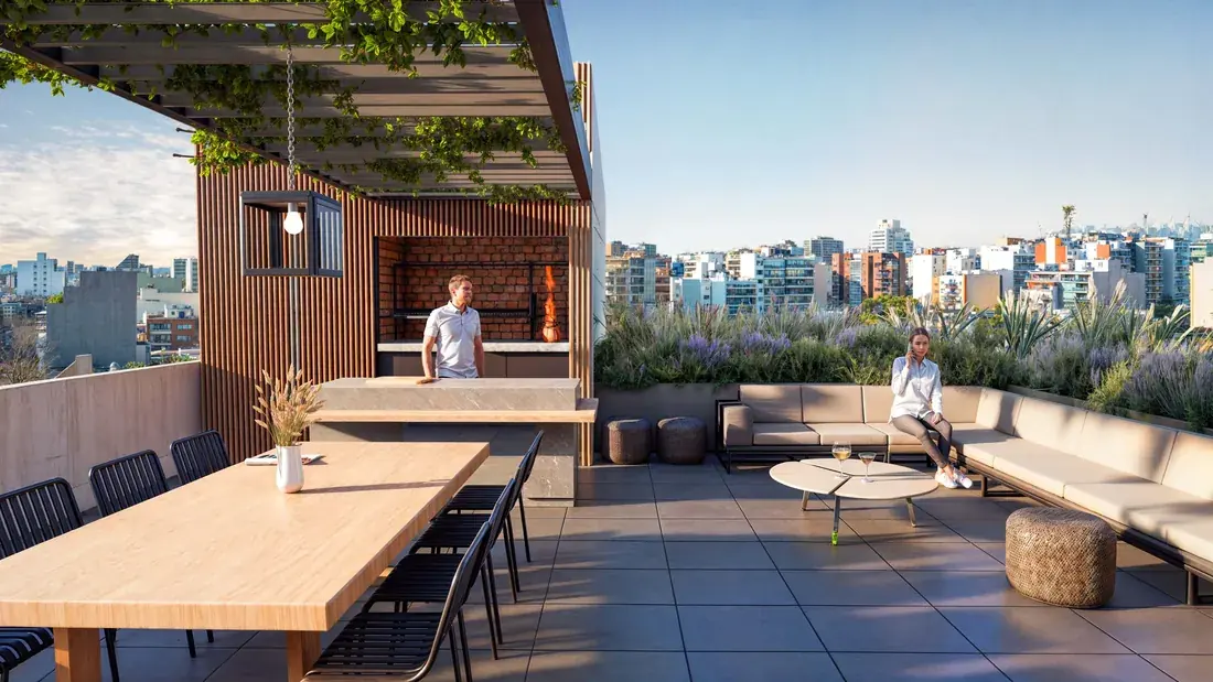 Terraza privada — Piso 8